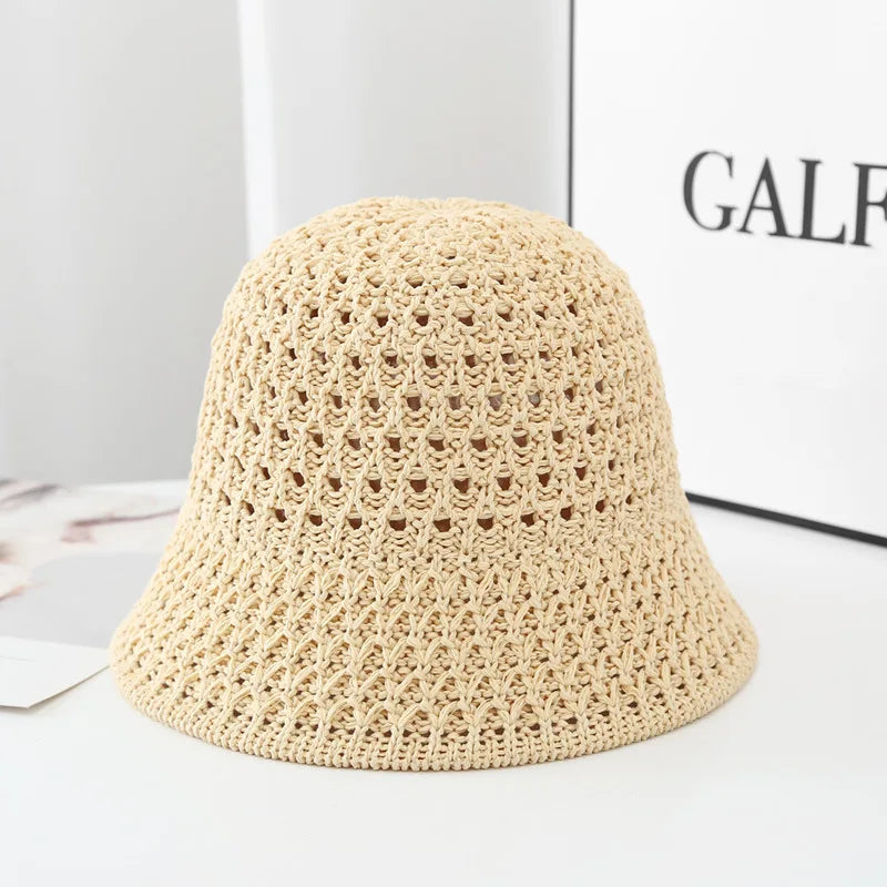 The Straw Panama Visor
