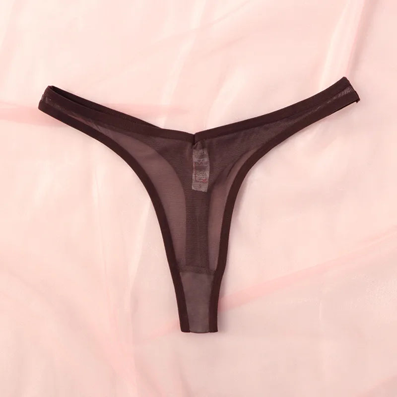 The Translucent Mesh T-Back Thong