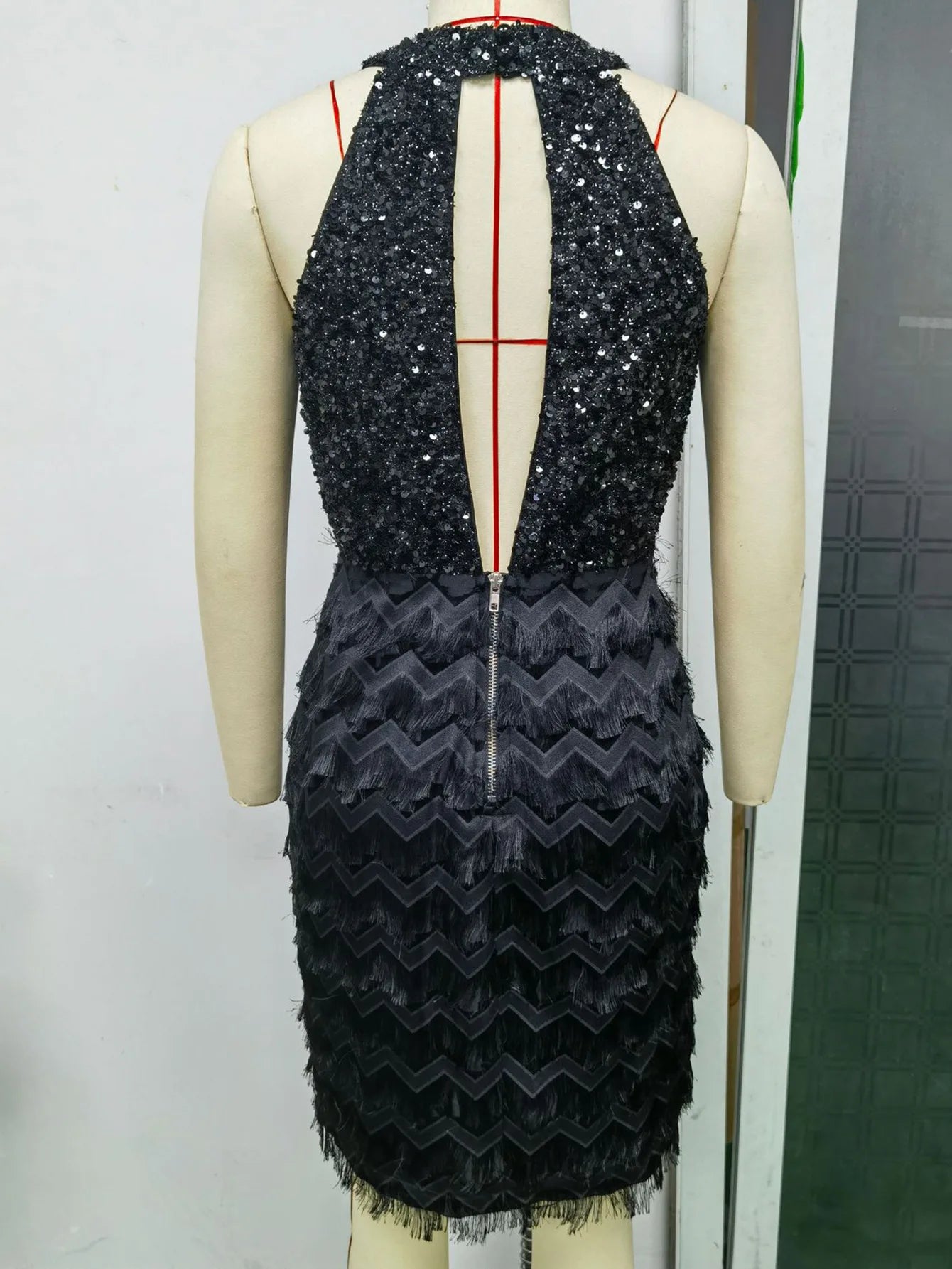 The Tassel Sequin Mini