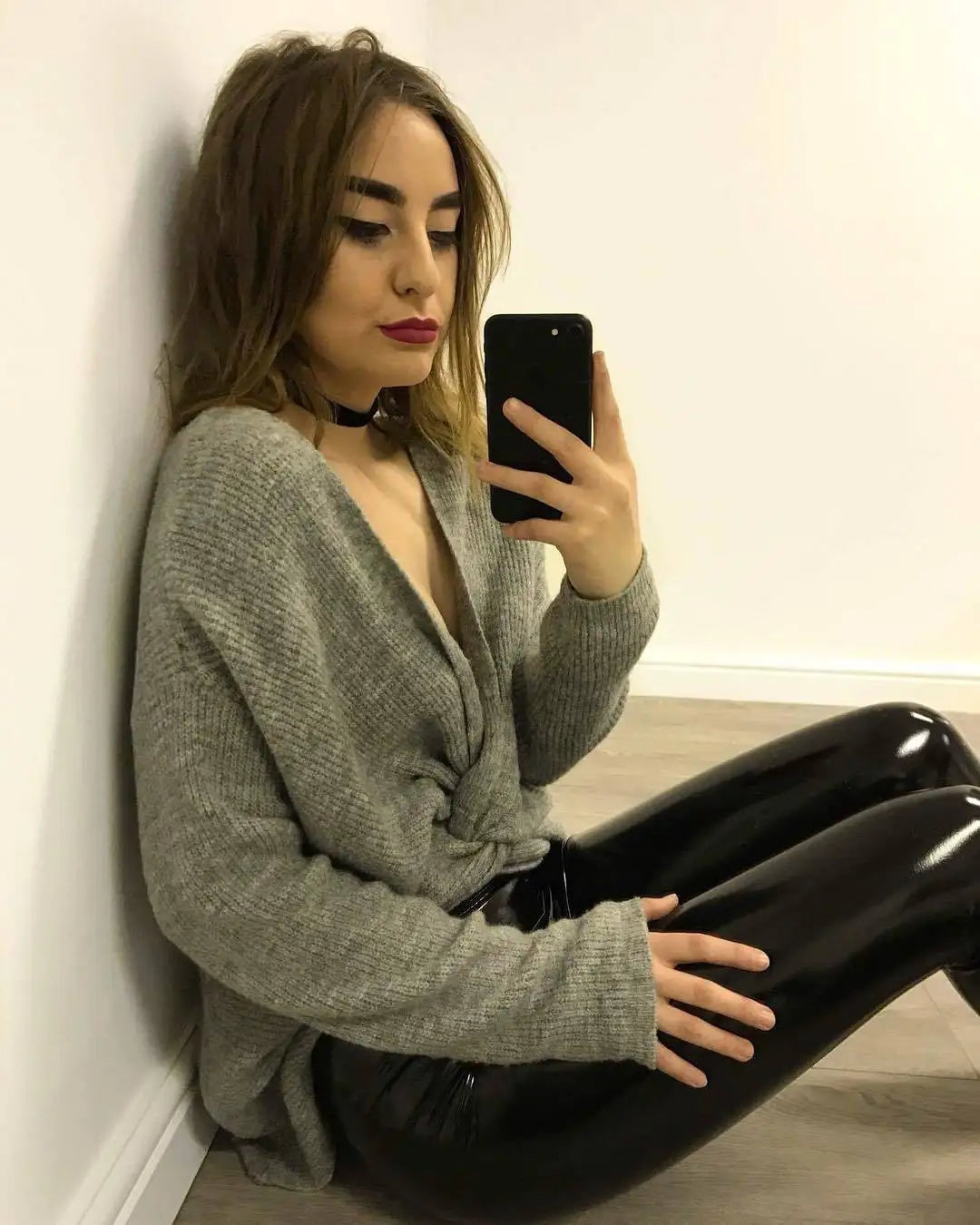 The Bright PU Leather Pant