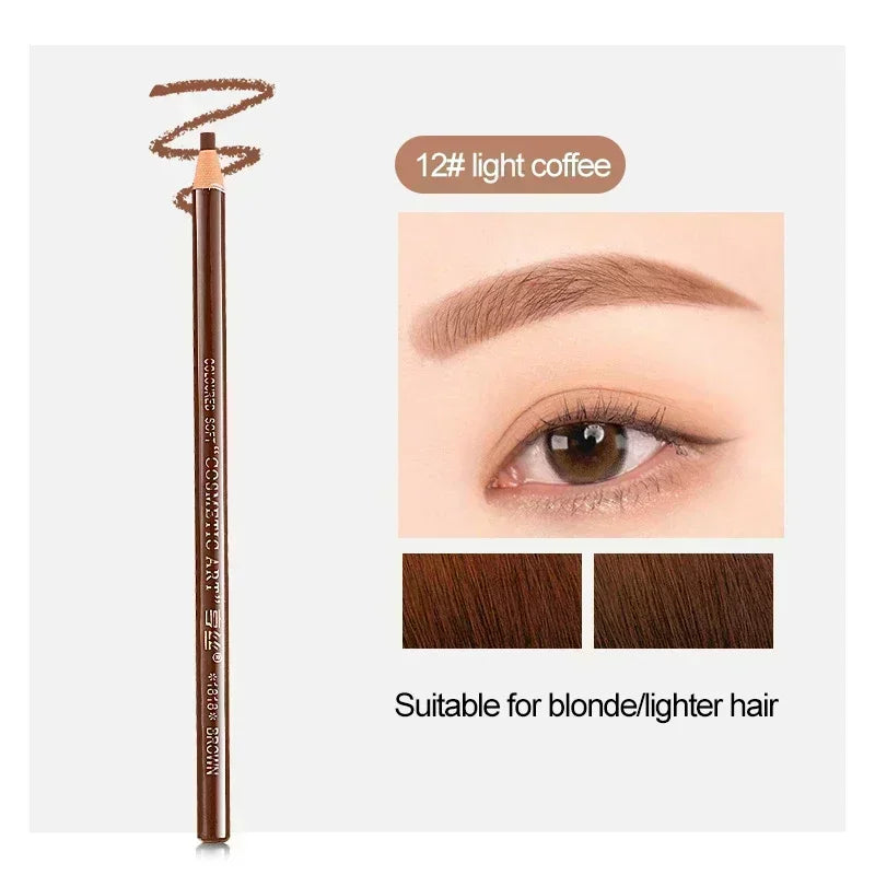 The 6-Color Waterproof Brow Pencil
