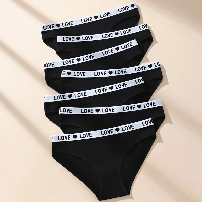 The 7-Pack Striped Cotton Panty Set