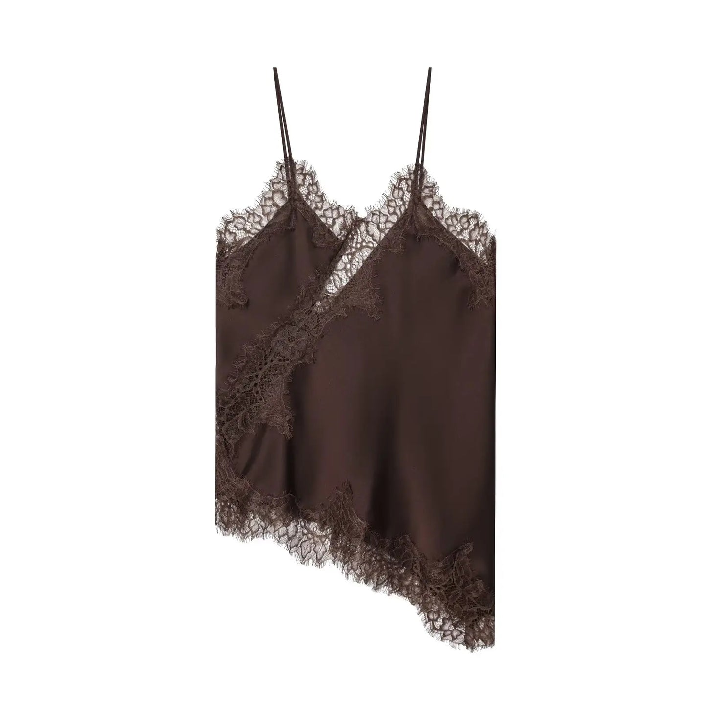 The Asymmetric Lace Camisole