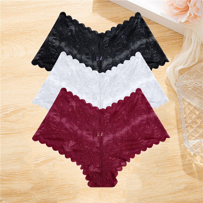 The 3-Pack Lace Boyshort Panty Set