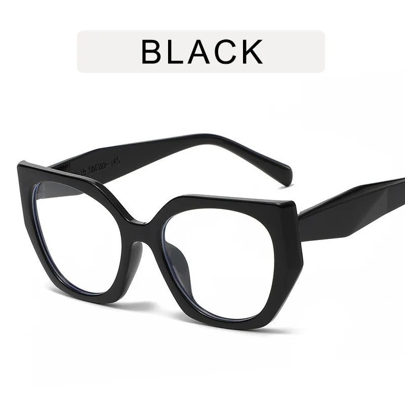 The Transparent Anti-Blue Light Polygon Glasses