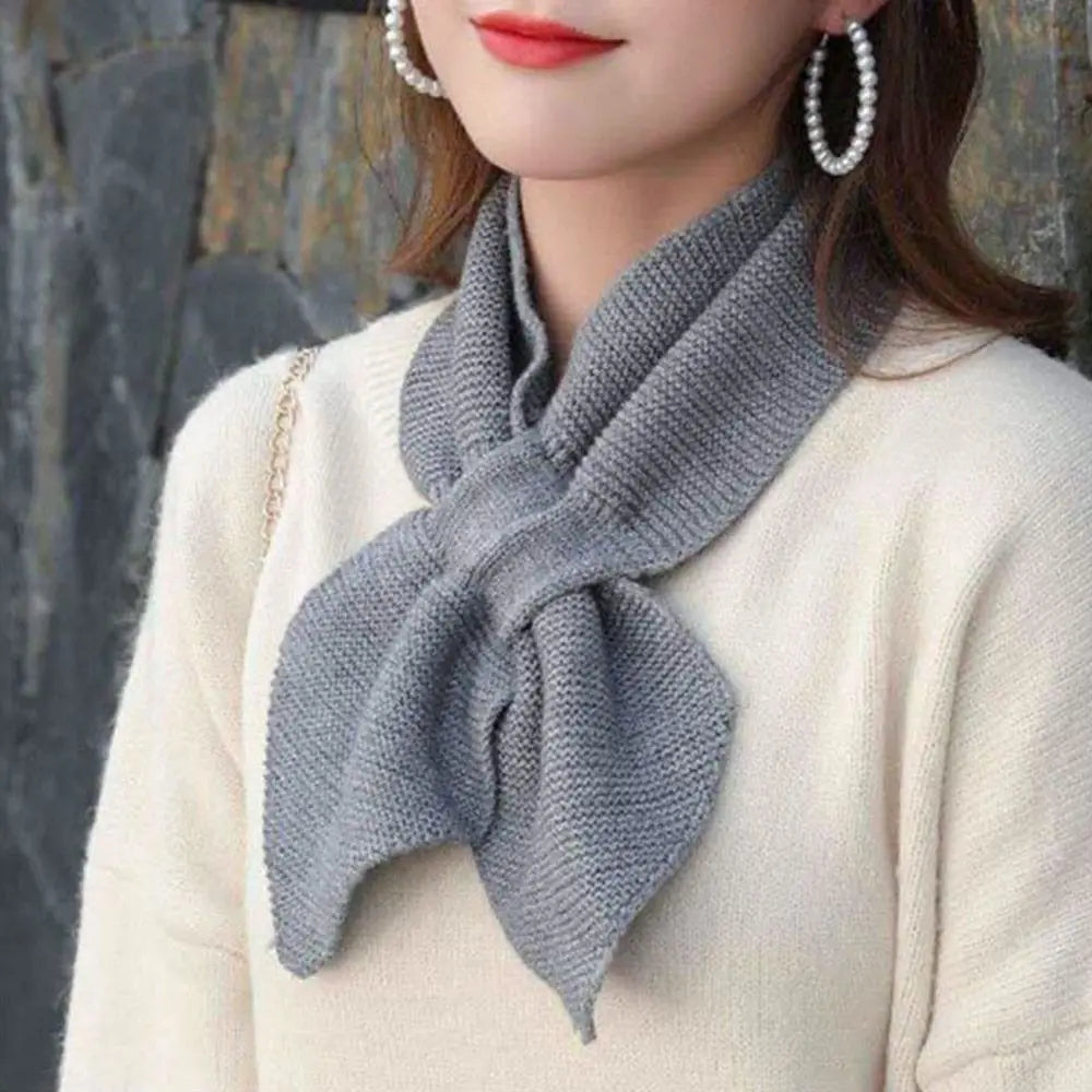 The Bowtie Knit Neck Warmer
