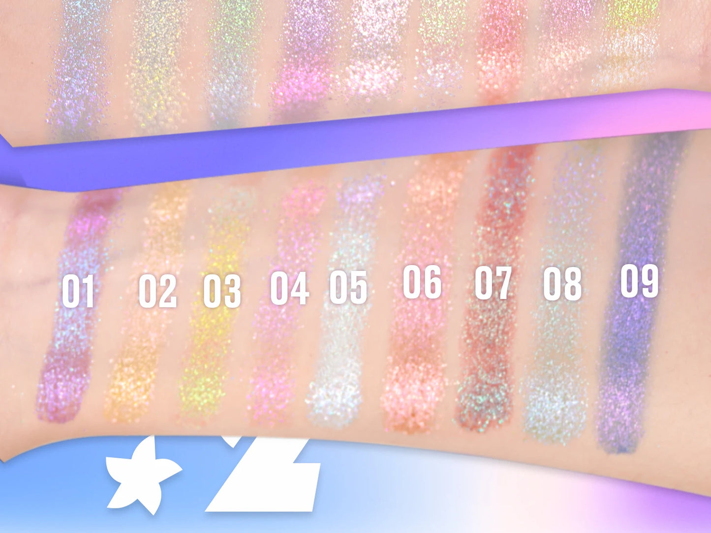 The 9-Color Multichrome Eyeshadow Palette