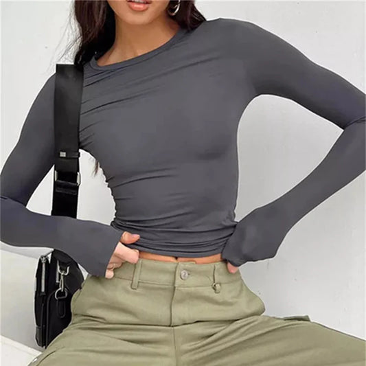 The Slim Fit Pullover Crop