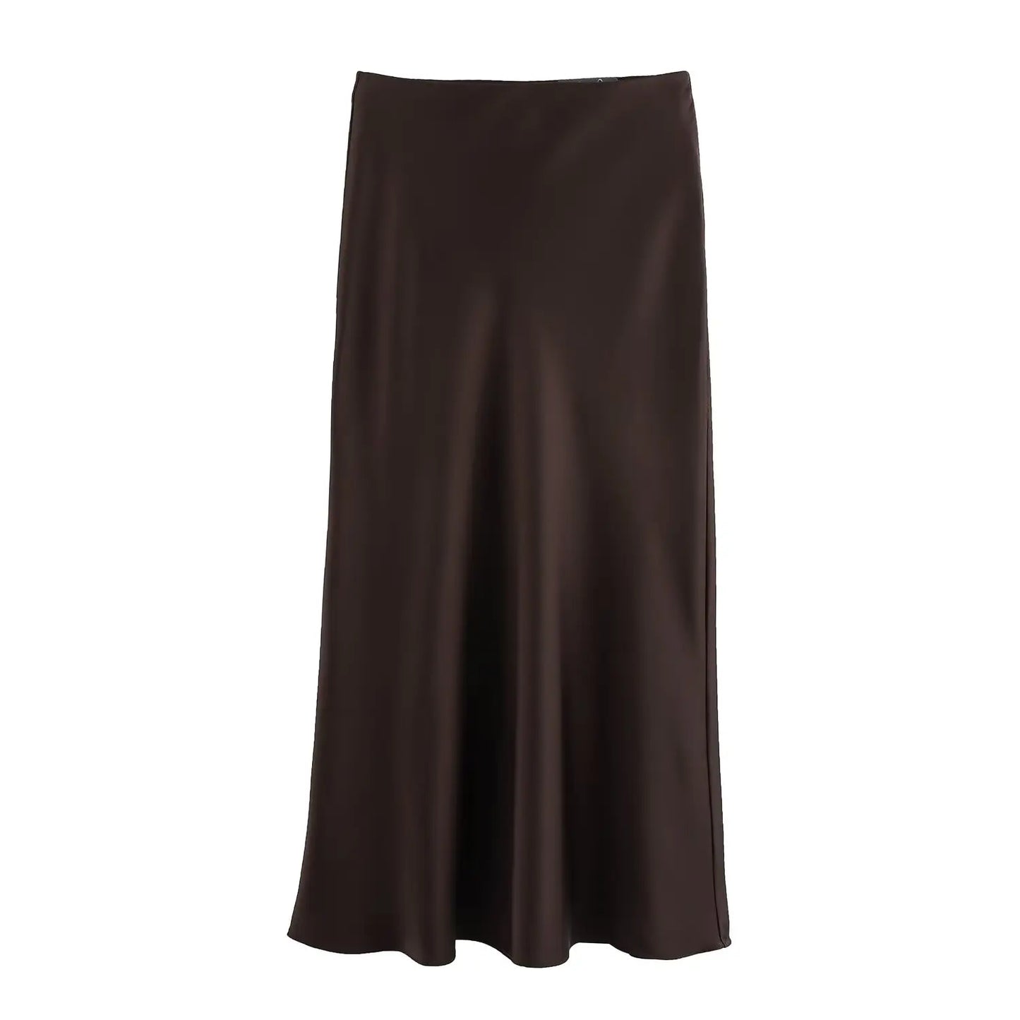 The Vintage Satin Straight Maxi