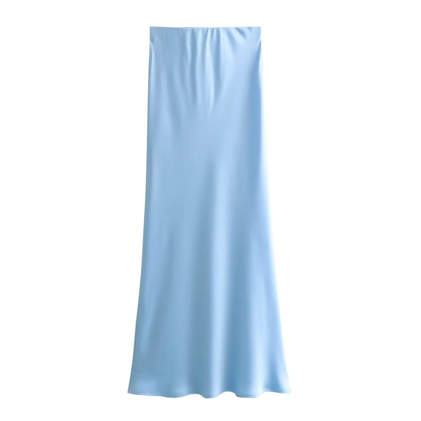 The Vintage Satin Straight Maxi
