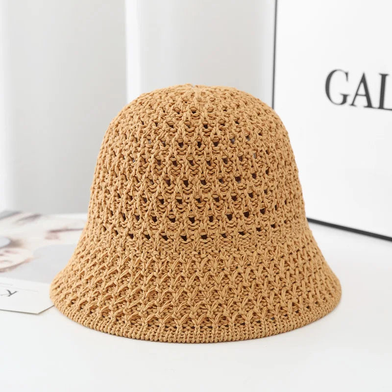 The Straw Panama Visor