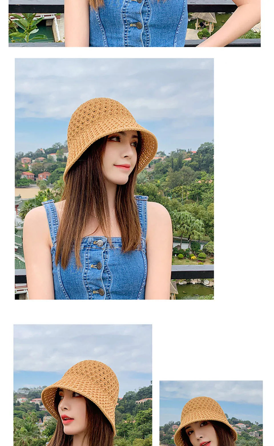 The Straw Panama Visor
