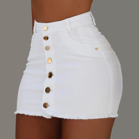 The Skinny Denim Bodycon Mini