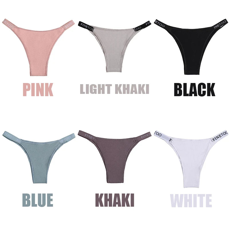 The 3-Pack Solid Cotton Brief and Thong