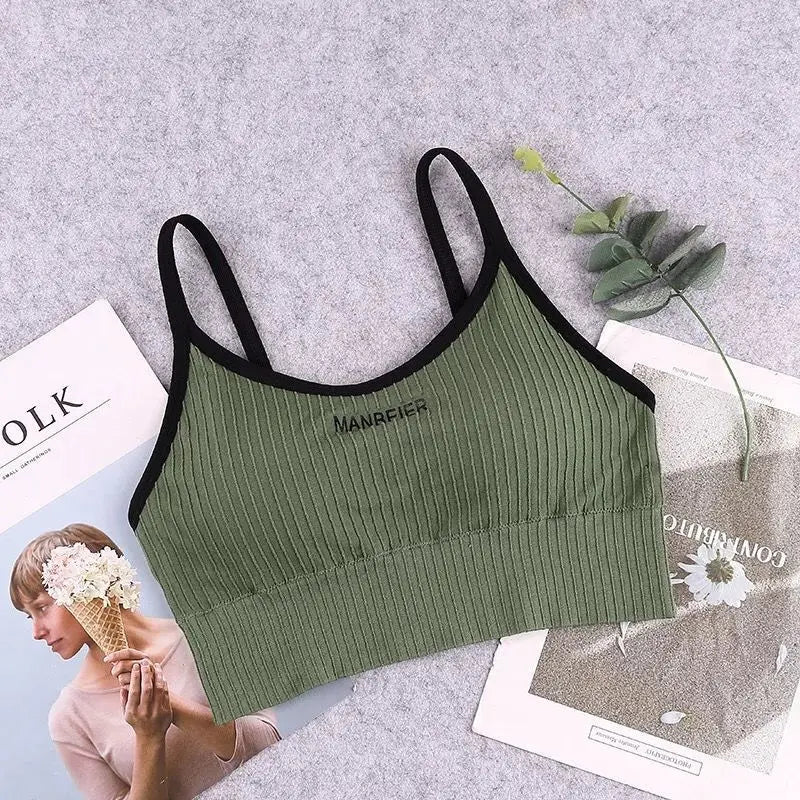 The Cotton Comfort Crop Sports Bra