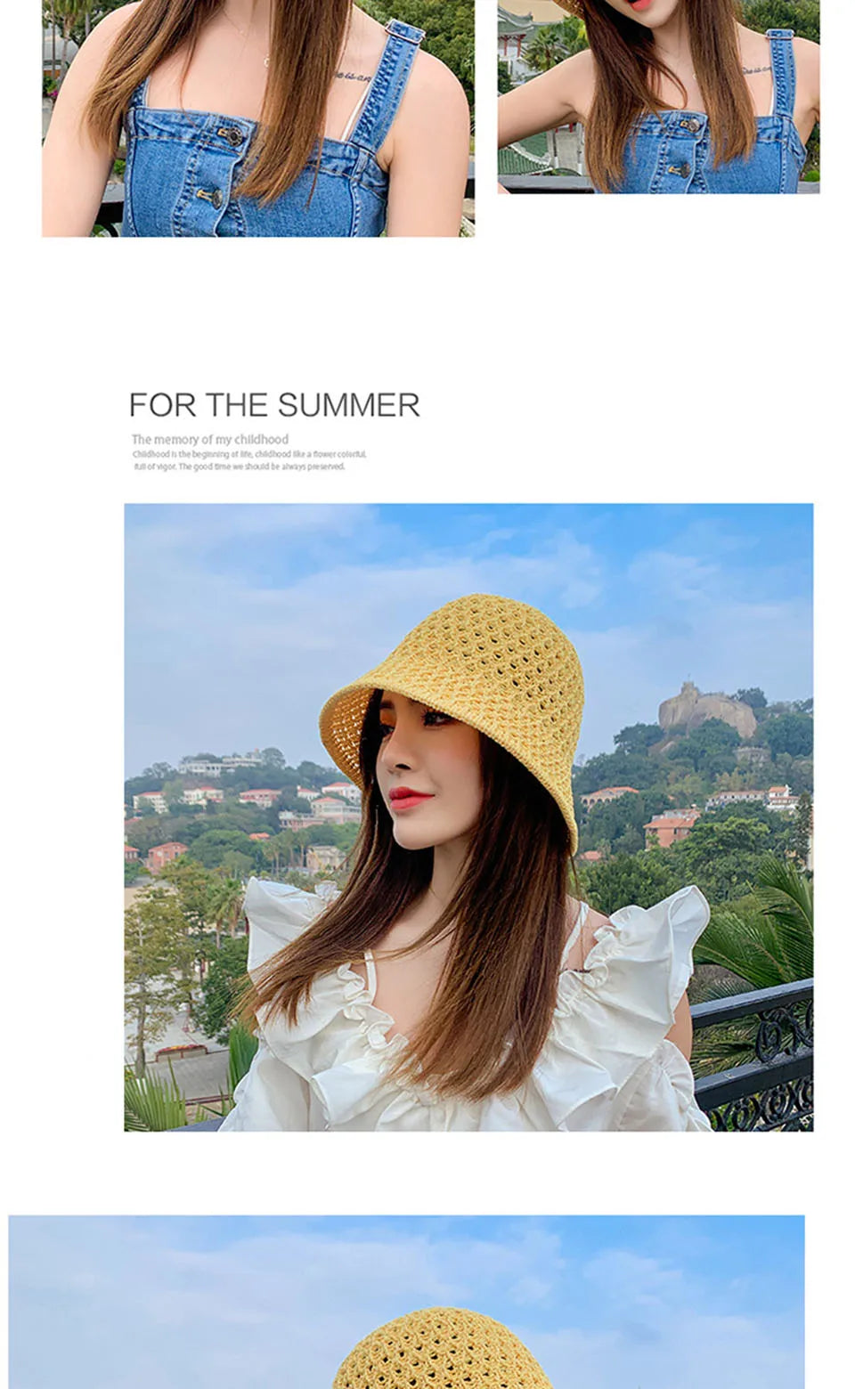 The Straw Panama Visor