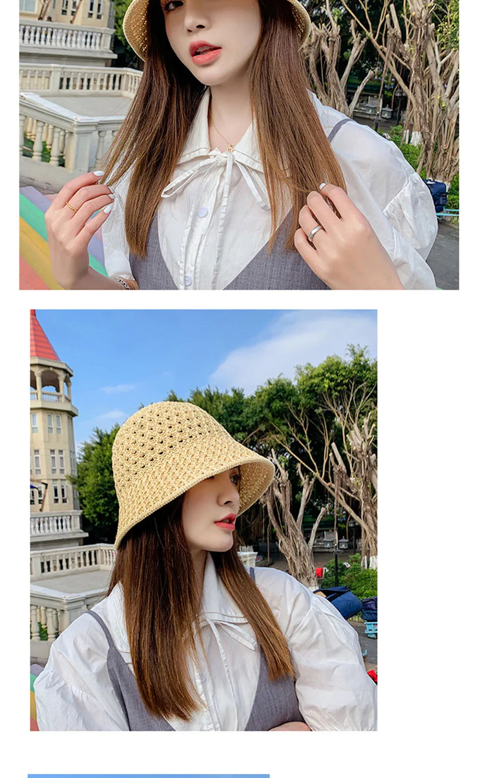 The Straw Panama Visor