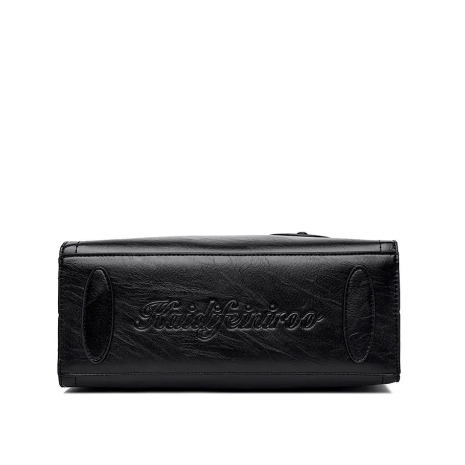 The 3-Layer Vintage Leather Tote