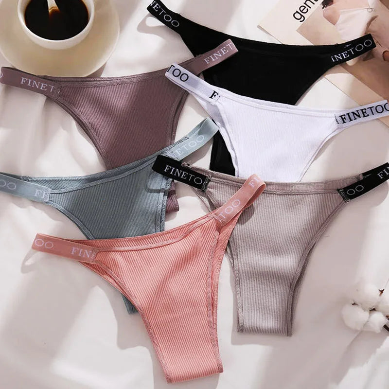 The 3-Pack Solid Cotton Brief and Thong