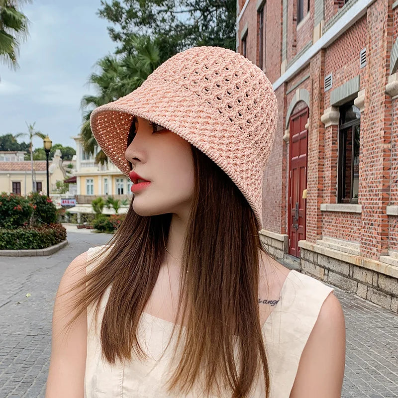 The Straw Panama Visor