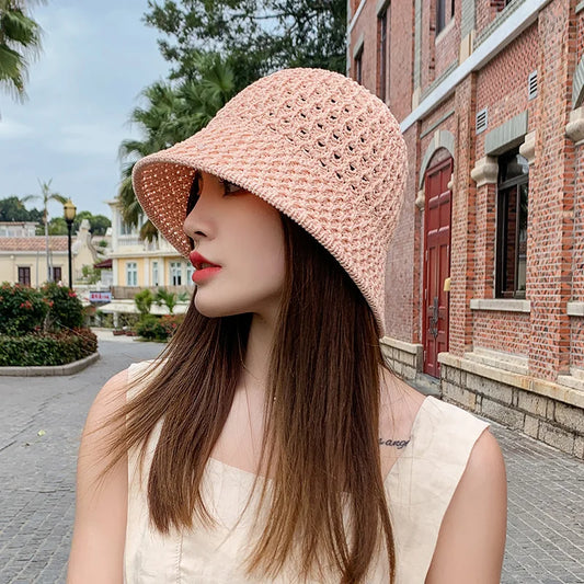 The Straw Panama Visor
