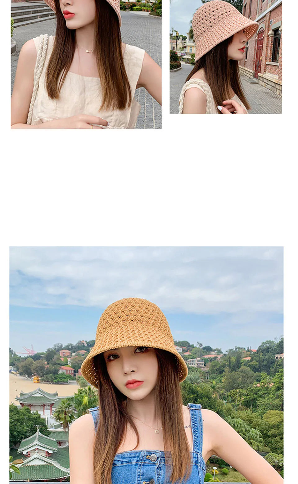 The Straw Panama Visor