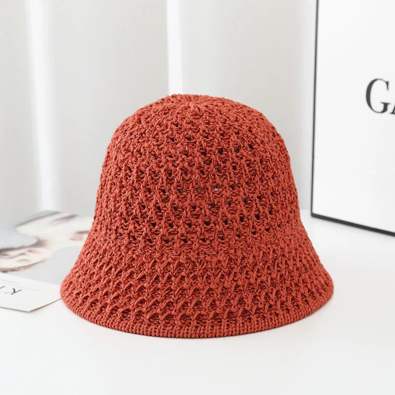 The Straw Panama Visor