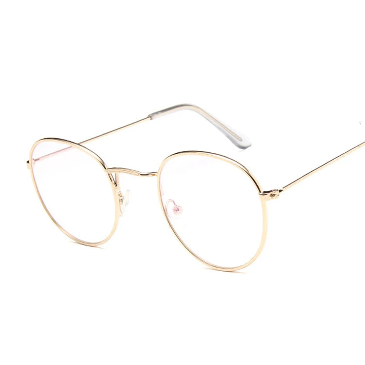 The Vintage Round Gold Eyeglasses