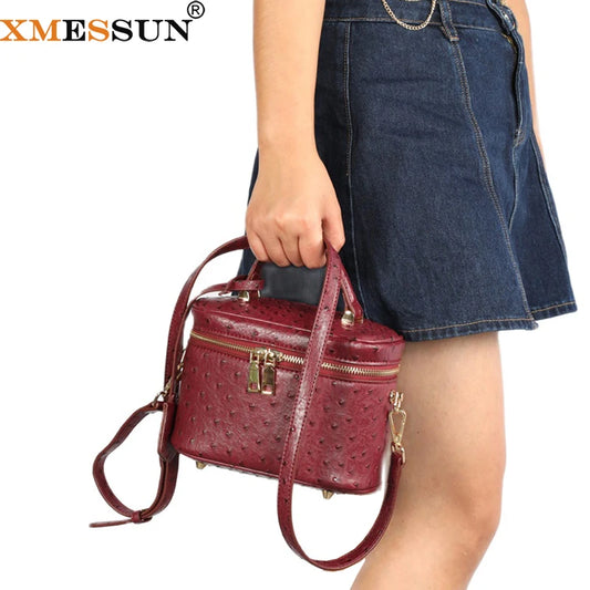 The Ostrich Pattern Shoulder Tote
