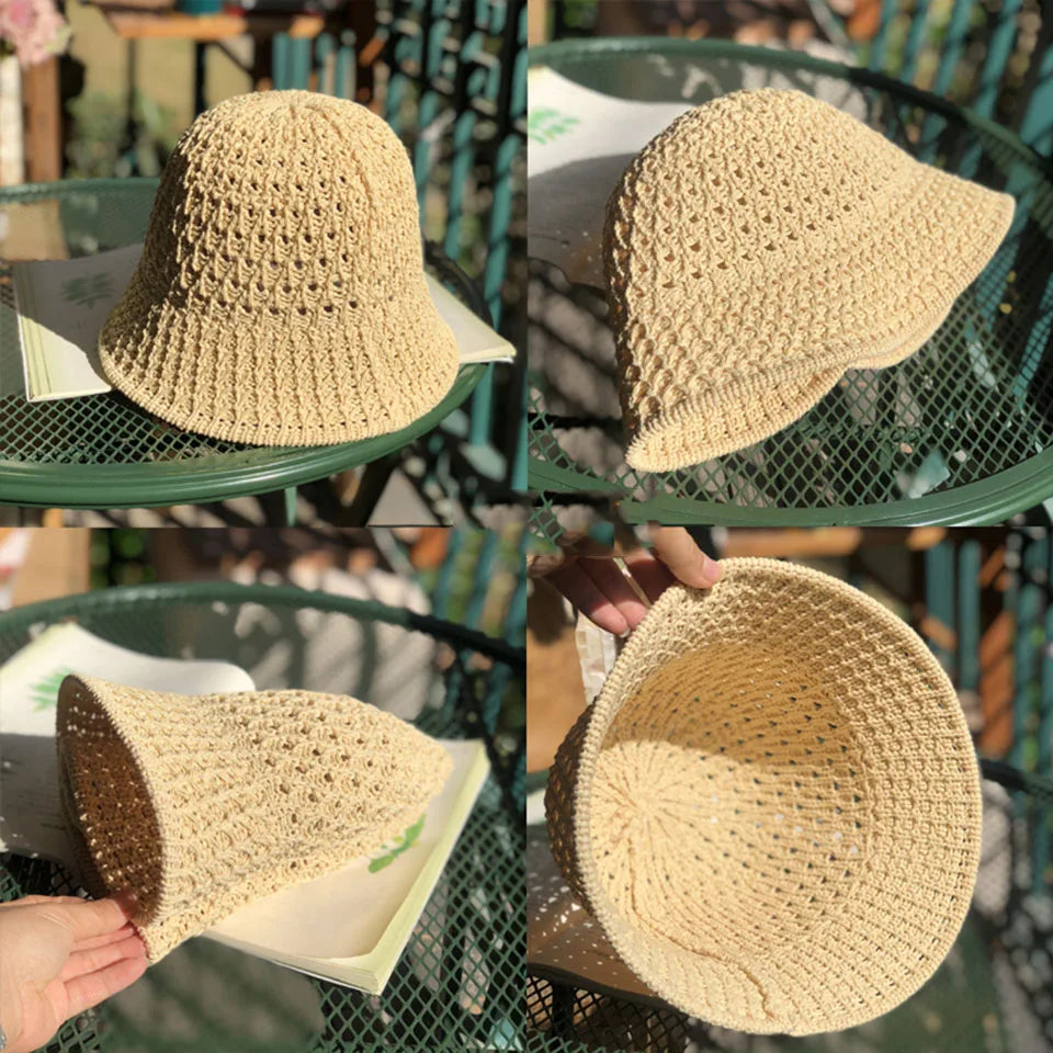 The Straw Panama Visor