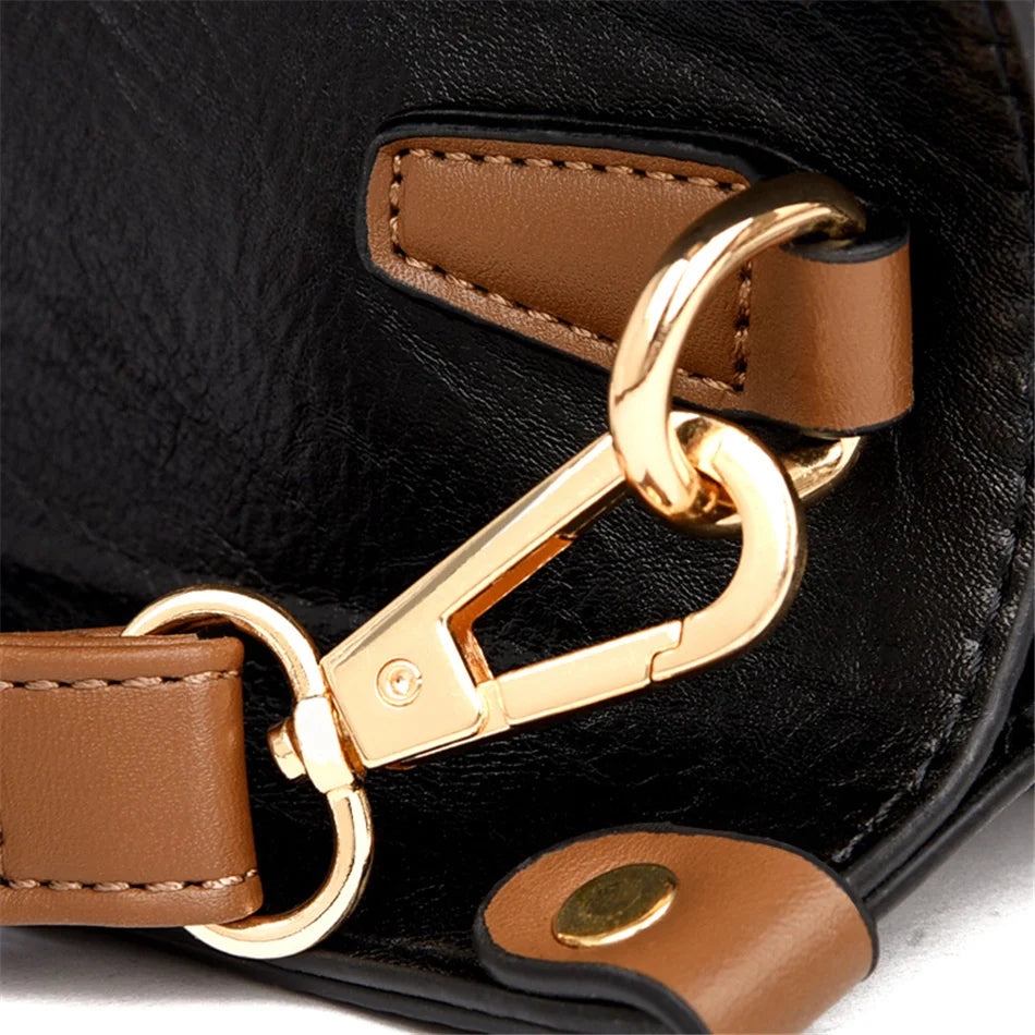 The 3-Layer Vintage Leather Tote