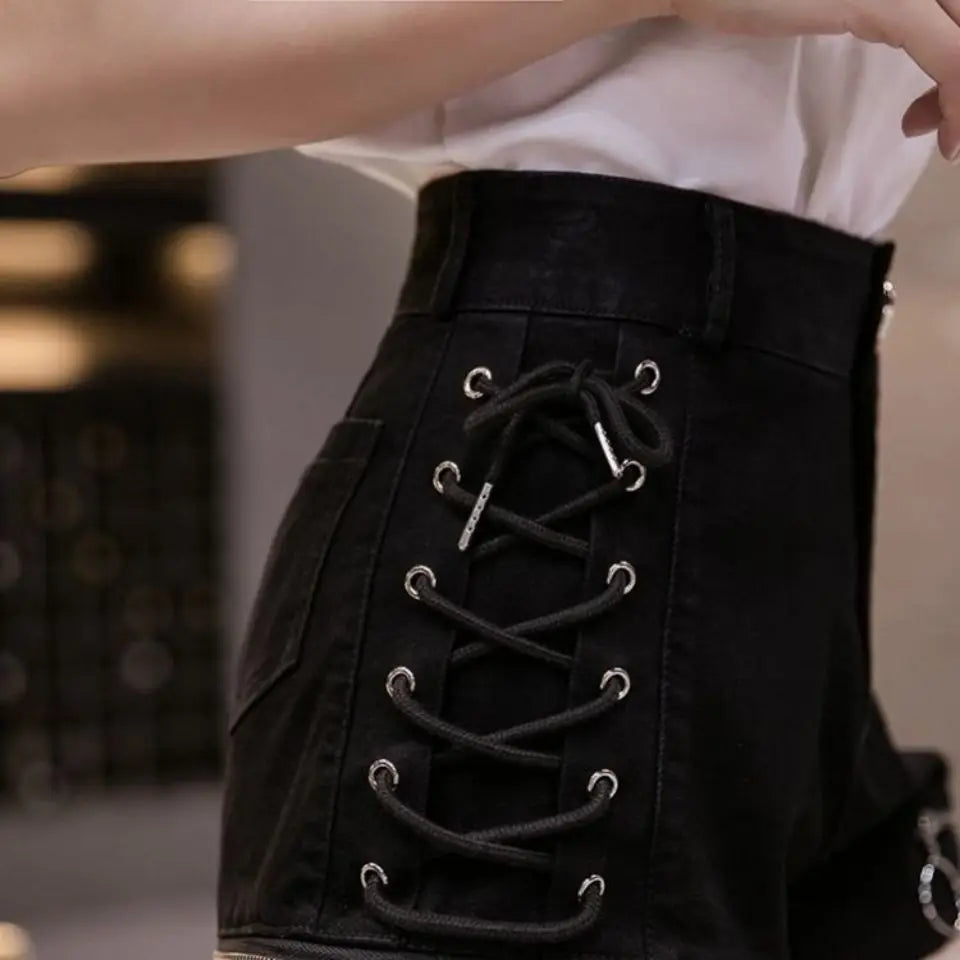 The Bandage Zipper Club Short