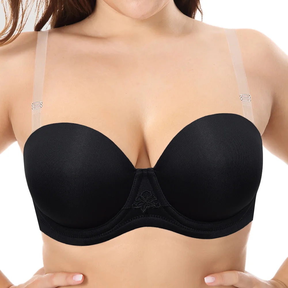 New Bras For Women Sexy Everyday Plus Size Multiway Anti-slip Unpadded Minimizer Bra 32 34 36 38 40 42 44 B C D E F G H