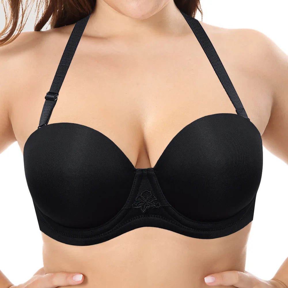 New Bras For Women Sexy Everyday Plus Size Multiway Anti-slip Unpadded Minimizer Bra 32 34 36 38 40 42 44 B C D E F G H