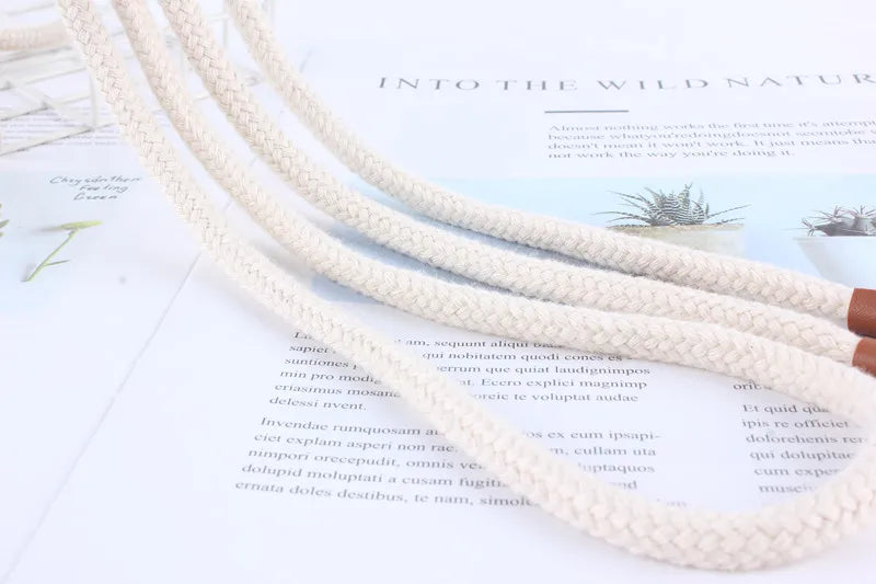 The Tassel Braided Rope Waist Belt