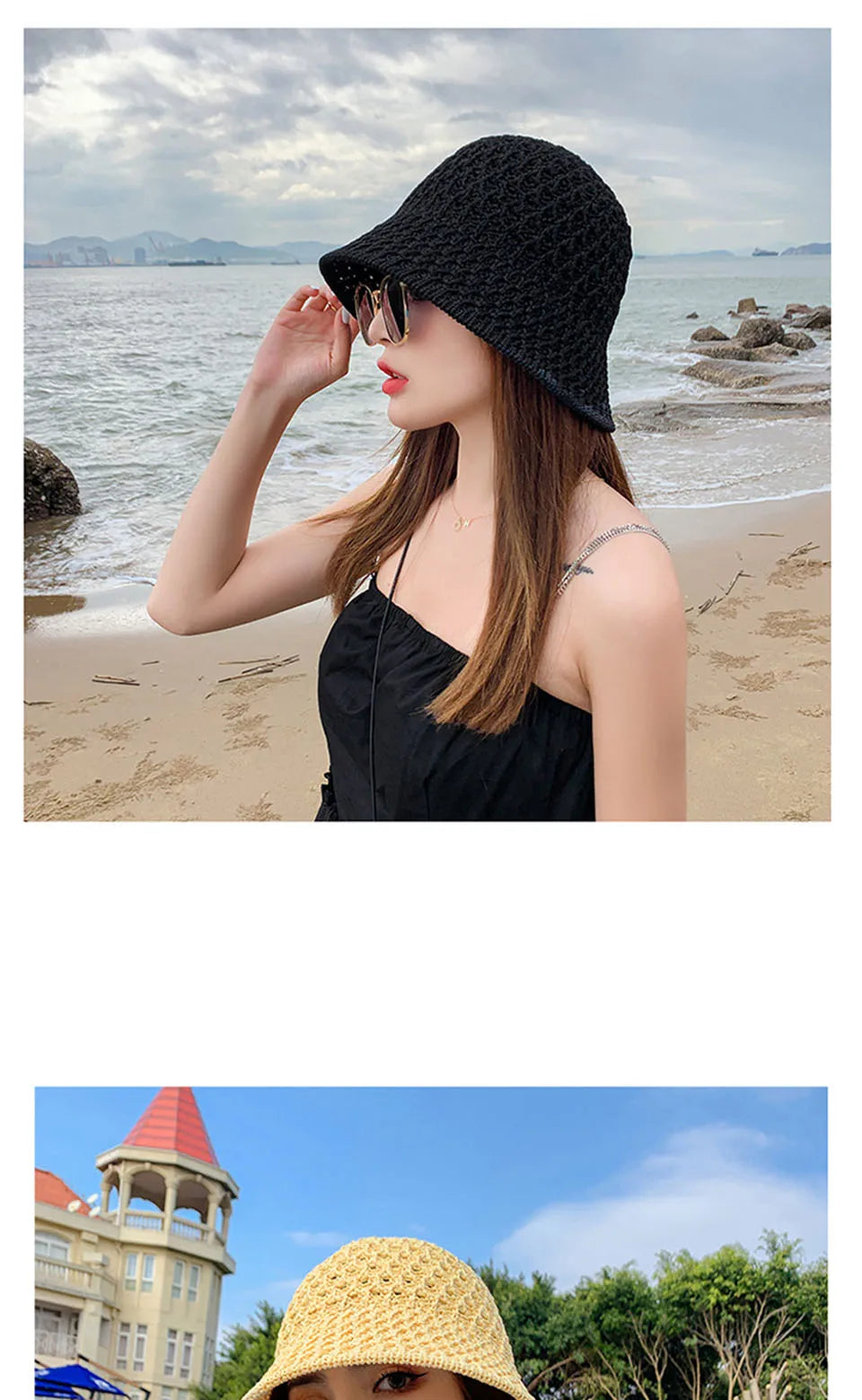 The Straw Panama Visor