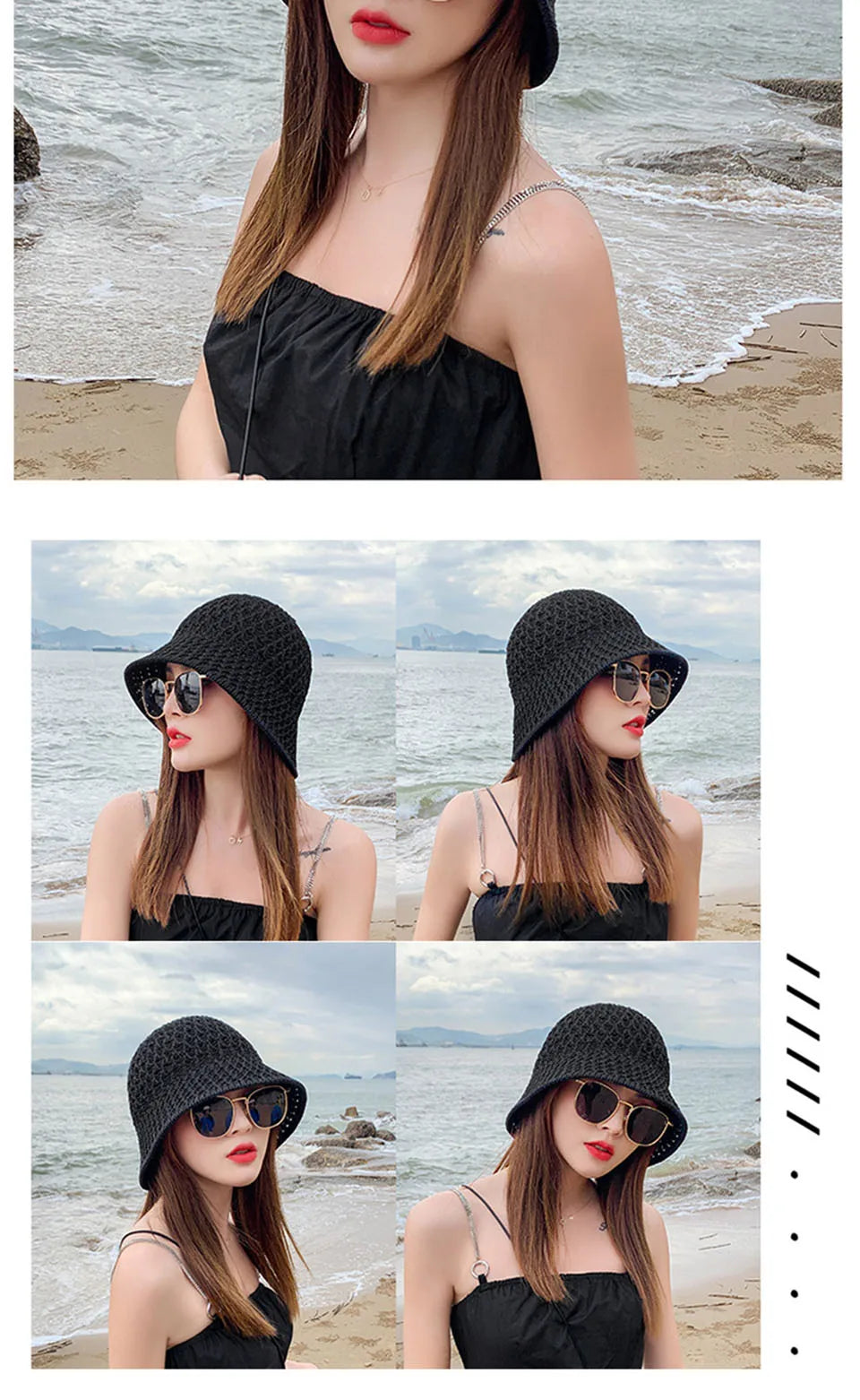 The Straw Panama Visor