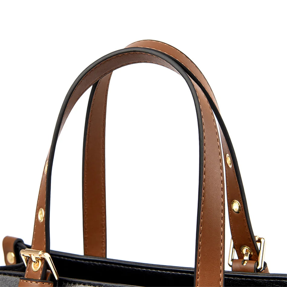 The 3-Layer Vintage Leather Tote