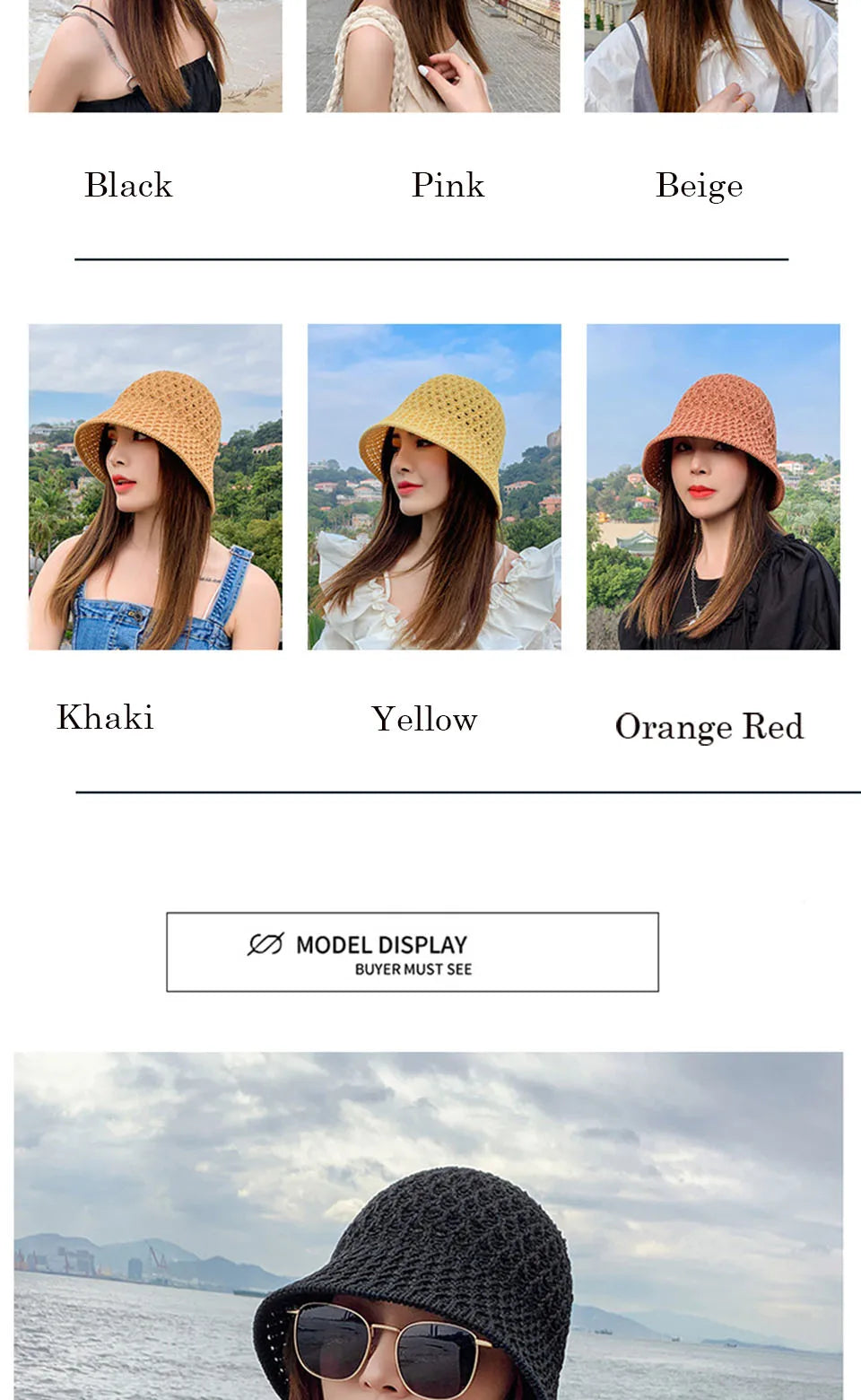 The Straw Panama Visor