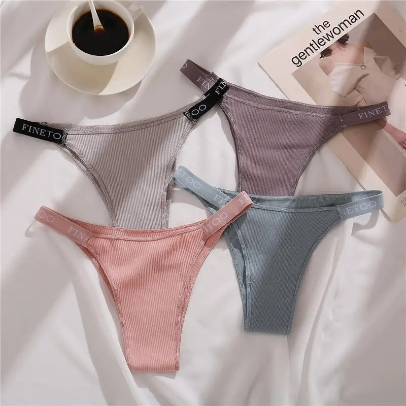 The 3-Pack Solid Cotton Brief and Thong