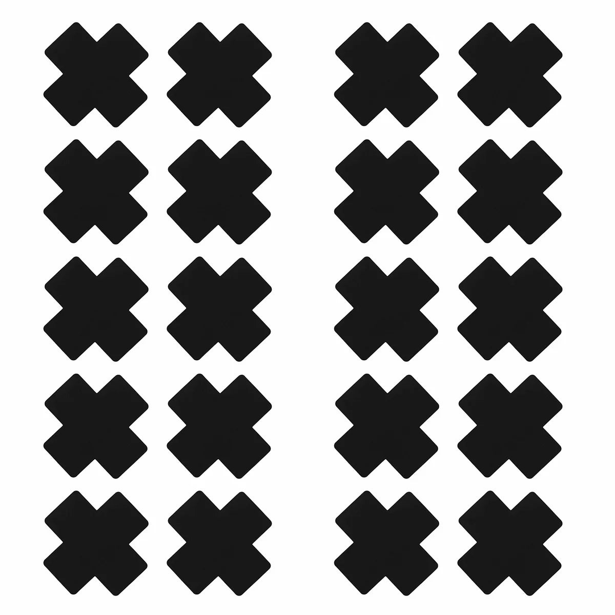 The 20-Pack Satin Nipple Cover Stickers