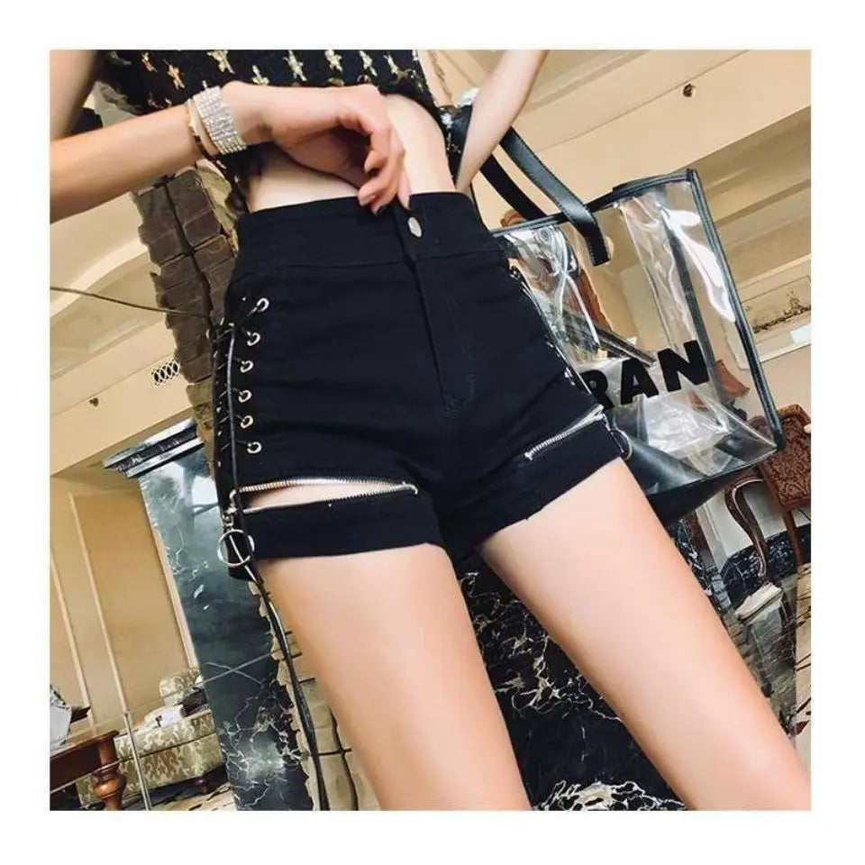 The Bandage Zipper Club Short
