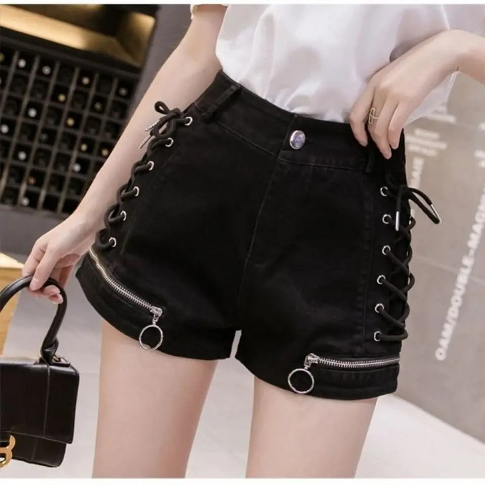 The Bandage Zipper Club Short