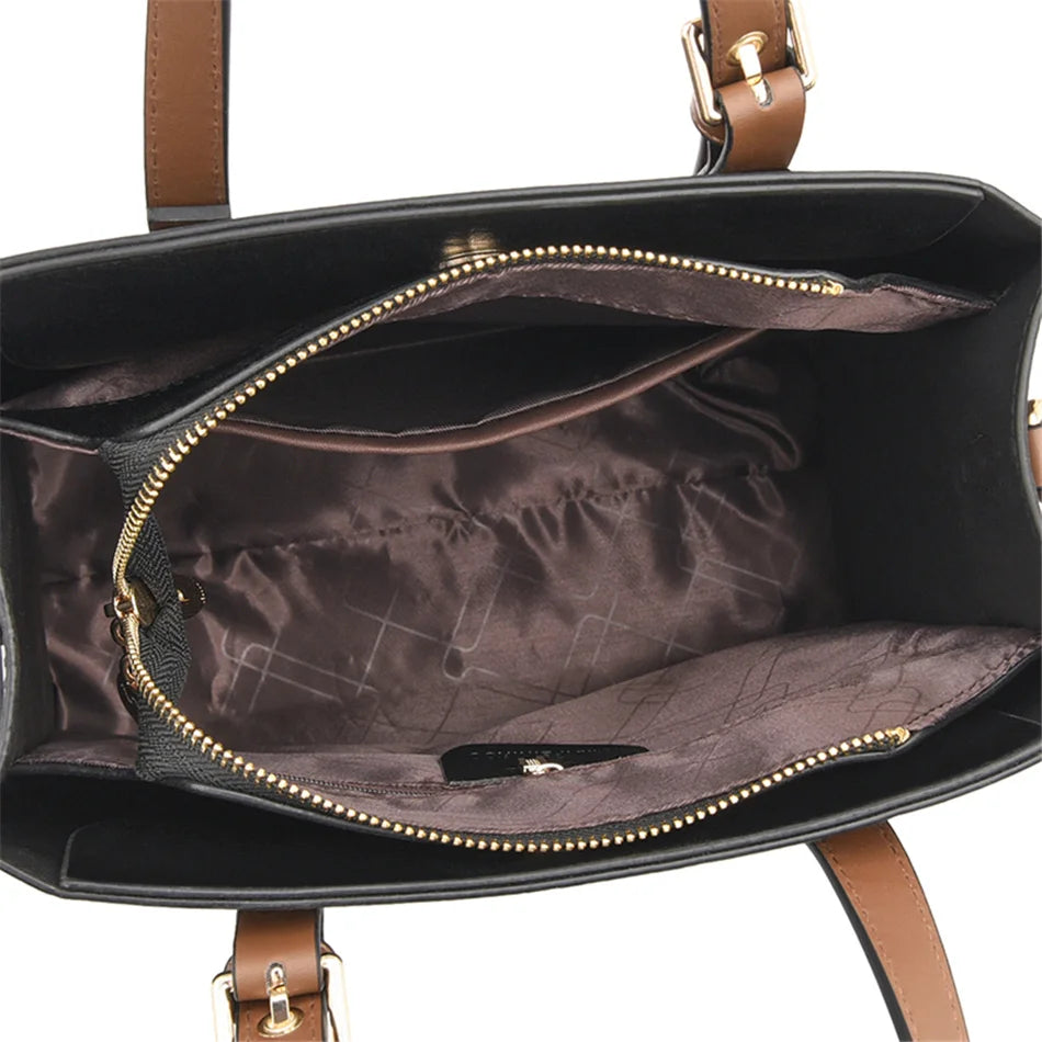 The 3-Layer Vintage Leather Tote