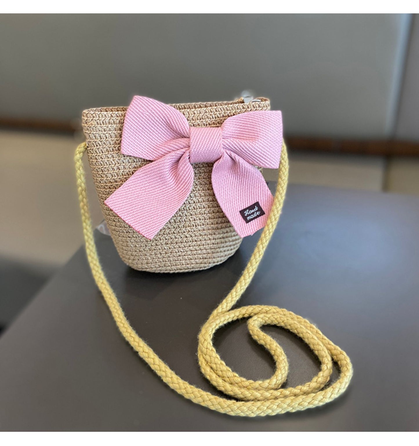 The Wide Brim Lace Straw Hat & Bag Set