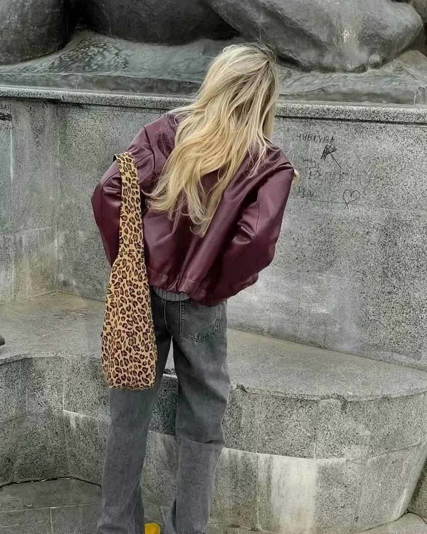The Bordeaux Moto Jacket