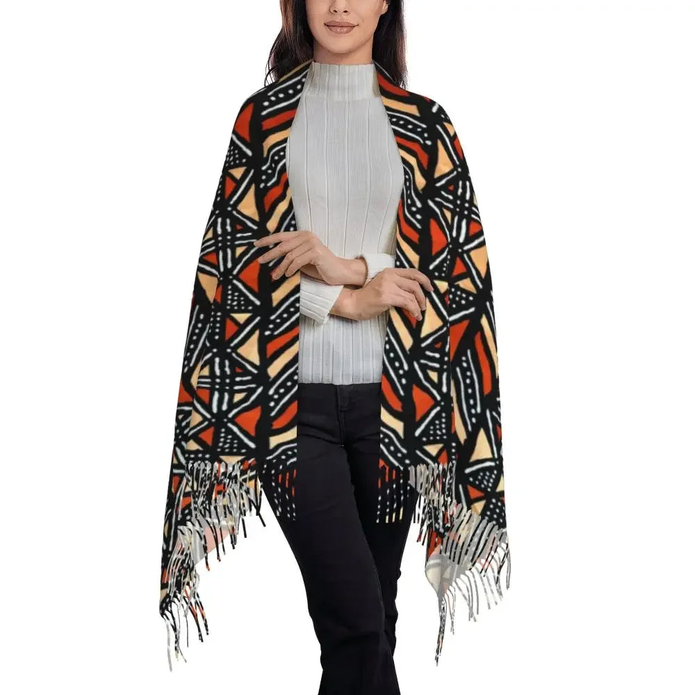 The Tribal Print Wrap Scarf