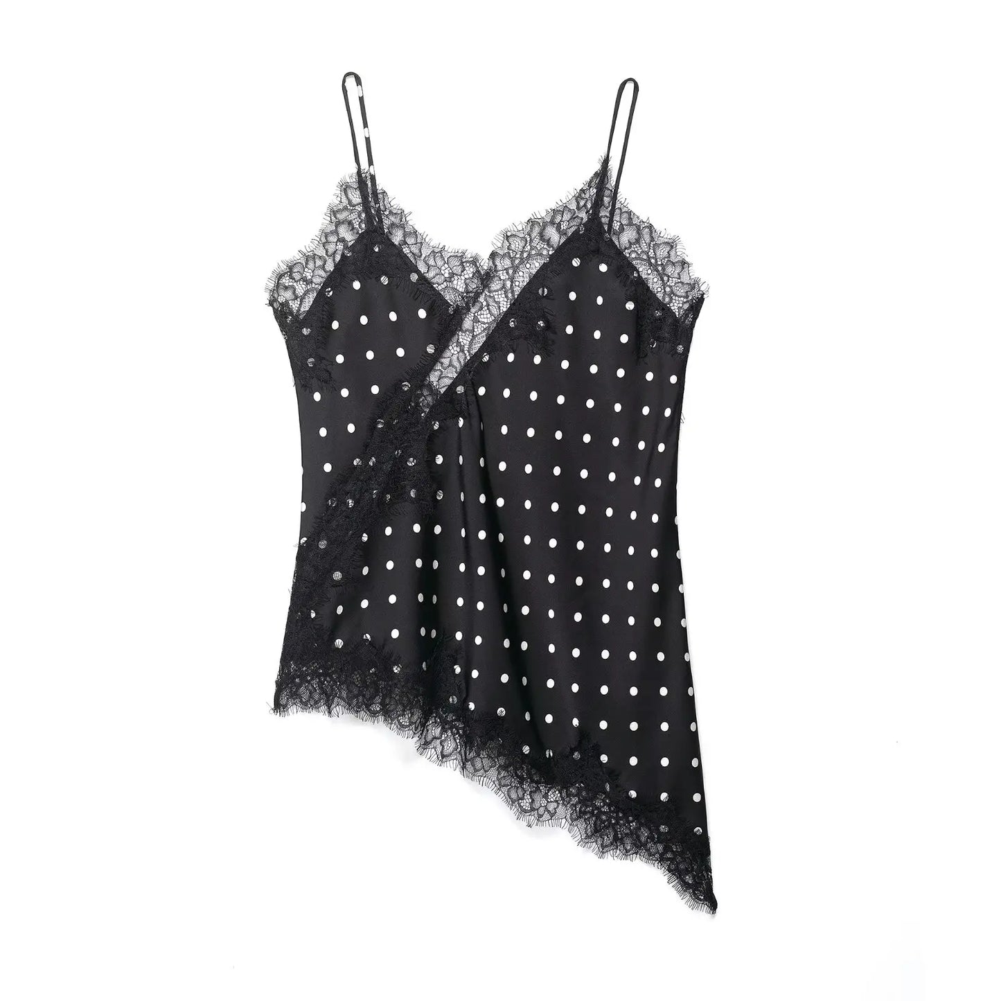 The Asymmetric Lace Camisole