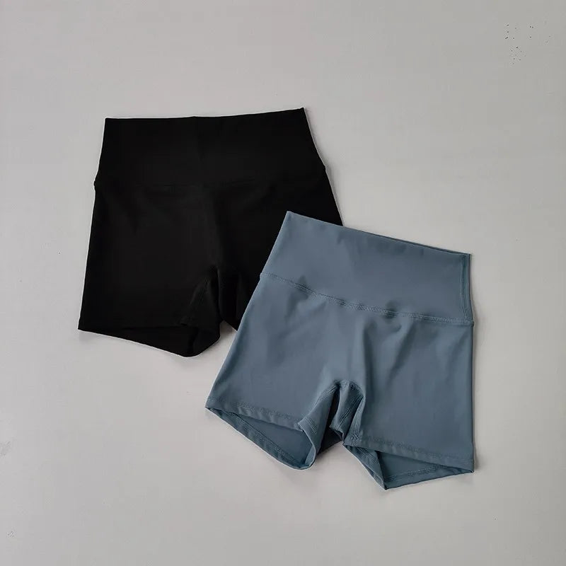 Summer Women's Yoga Shorts High Waist Sport Shorts Fitness Push-Up Tights Booty Short Pants Gym Shorts Cycling Shorts Female