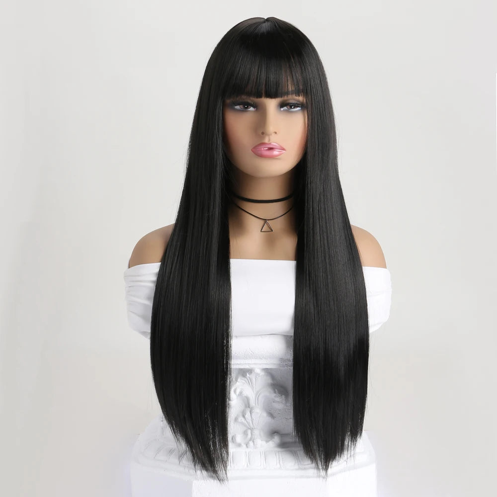 The 26-Inch Long Straight Synthetic Wig
